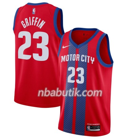 NBA Mænd Trøje Detroit Pistons Blake Griffin 23 Nike 2019-20 City Edition Swingman NBA Mænd Trøje Detroit Pistons Blake Griffin 23 Nike 2019-20 City Edition Swingman